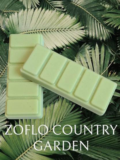 ZOFLO COUNTRY GARDEN WAX MELT SNAP BAR