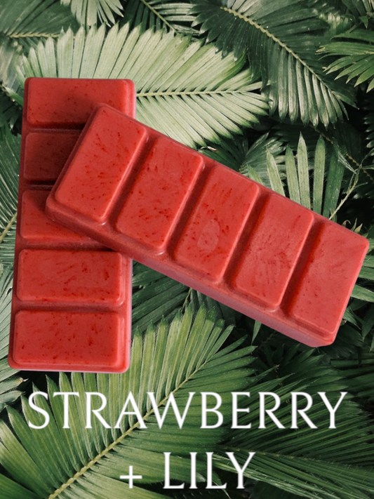 STRAWBERRY + LILY WAX MELT SNAP BAR