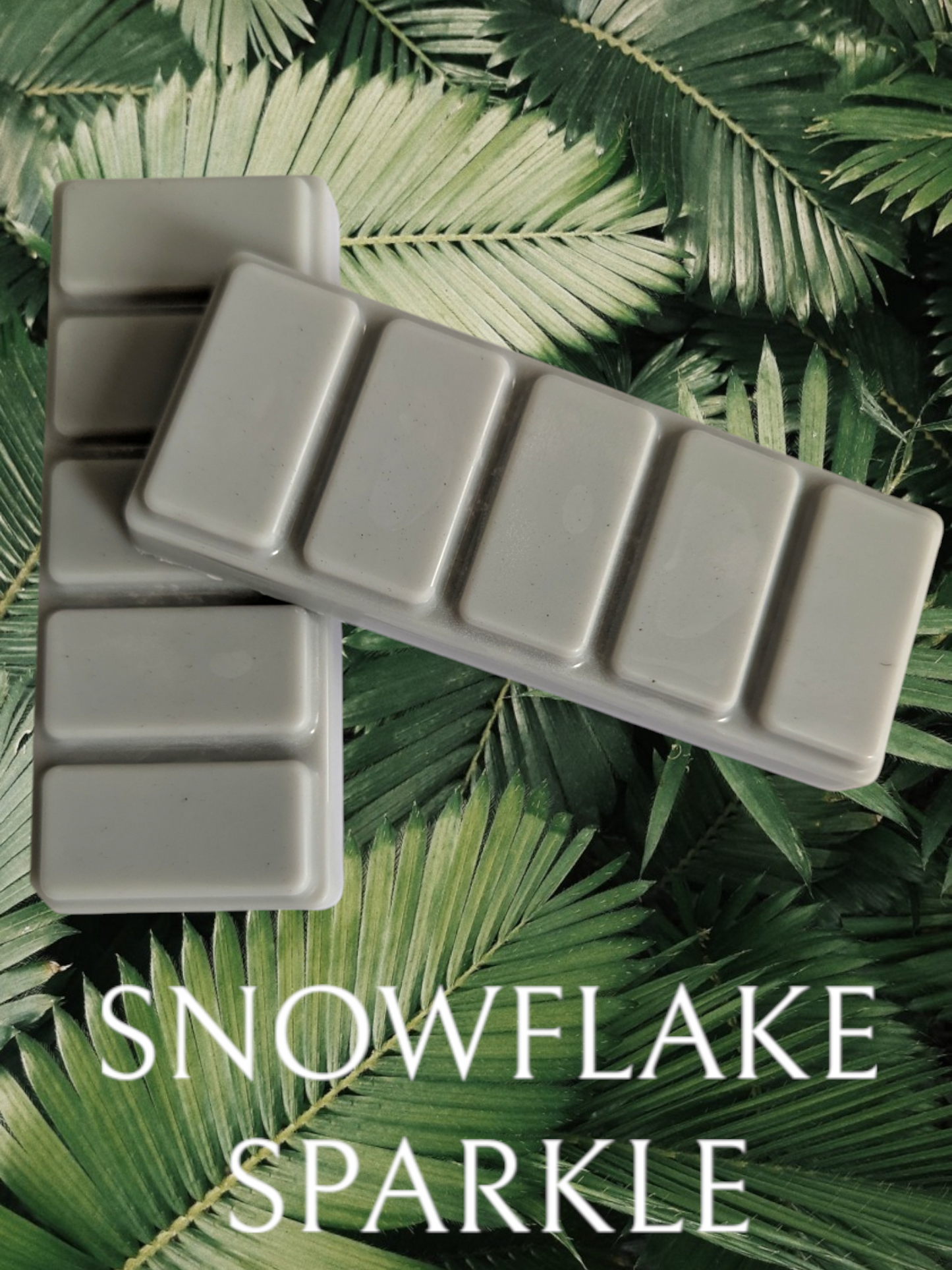 SNOWFLAKE SPARKLE WAX MELT SNAP BAR